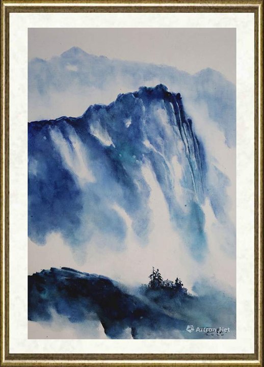 阿丁_空蒙山色
