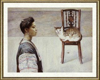 钱德湘_苗女与猫