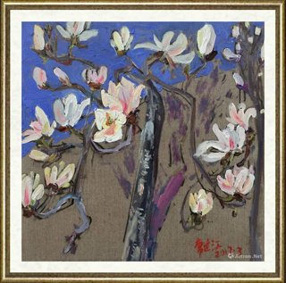 常世江_禅境玉兰花