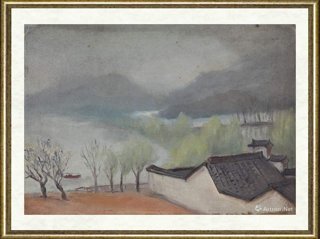 赖少其_油画写生（风景）