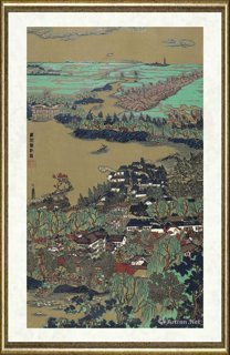 赖少其_节日的农村（合作作品）