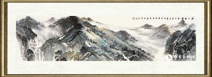 许钦松_溪山晓烟