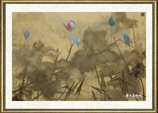 袁运甫_金色荷塘