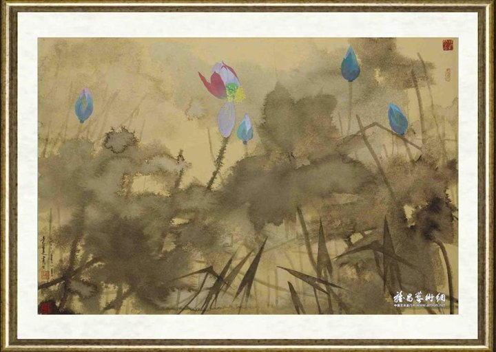 袁运甫_金色荷塘