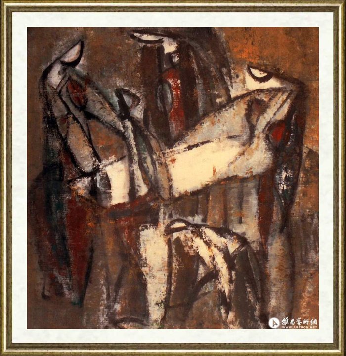何宁_重画唐朝张萱之《捣练图》