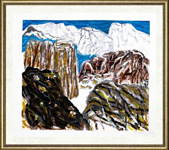 林祥雄_雪染群峰迎冬来