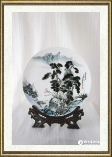 熊晖_水波归渔舟（盘）