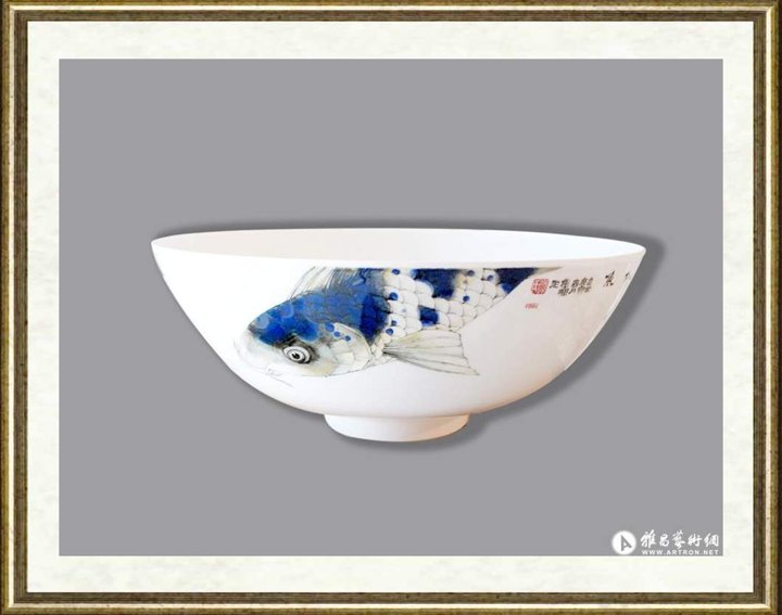 熊晖_鱼似乐（薄胎碗）
