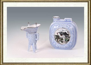 周益军_釉下五彩瓷仿古酒具2