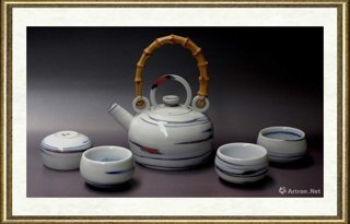 易武陶瓷艺术_纹胎茶具