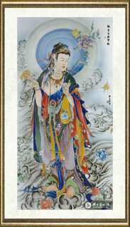 郭文光_观音菩萨宝像（瓷画）