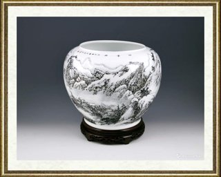 孙建成_瑞雪图（缸）