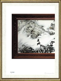 孙建成_高山云海（瓷板）局部