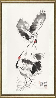 鲁晓波_《鹤趣二》