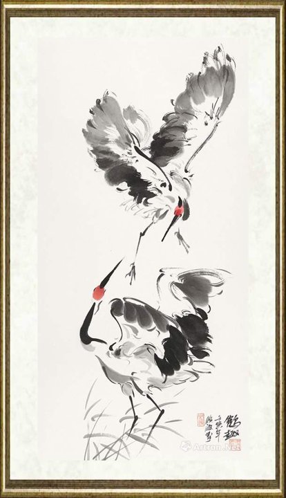 鲁晓波_《鹤趣二》