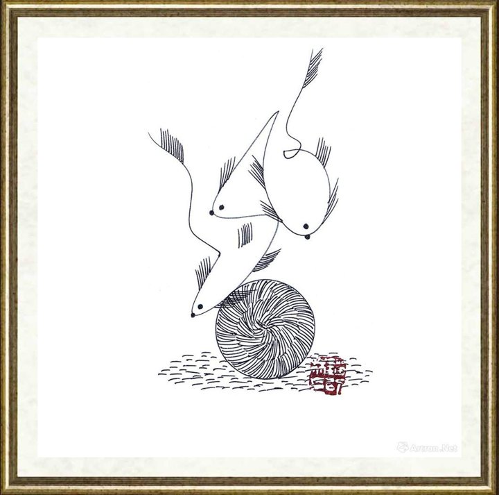 刘以林_钢笔画020