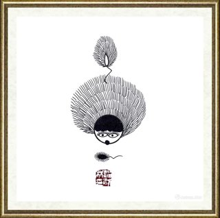 刘以林_钢笔画021