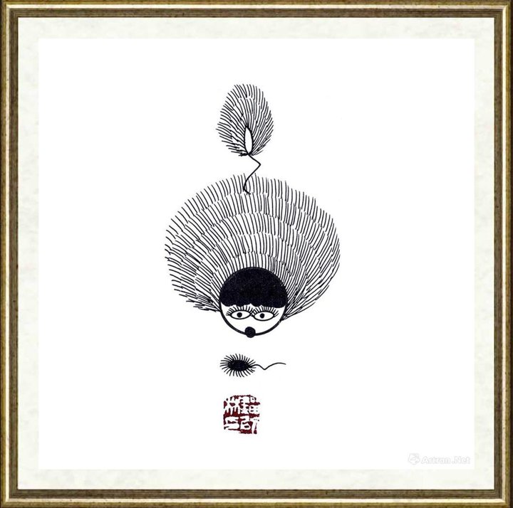 刘以林_钢笔画021