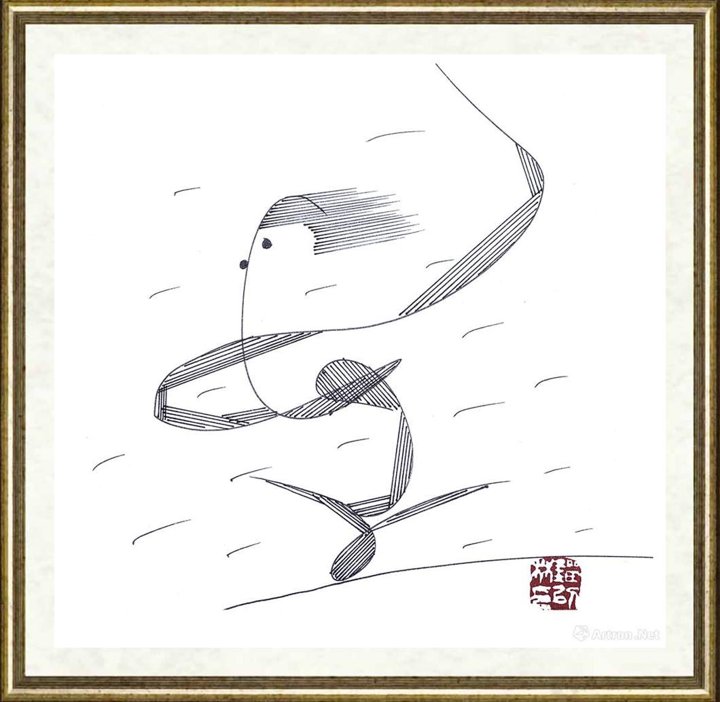 刘以林_钢笔画025