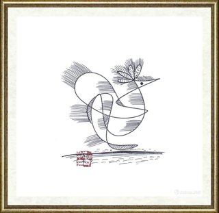 刘以林_钢笔画030