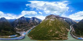 理塘河流_上通坝水电厂_24