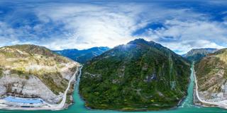 理塘河流_卡基娃水电厂_12