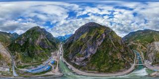 理塘河流_鹅公堡水电厂_05