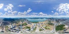 阆中城市航拍