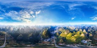 97桂林山水_十里画廊高空