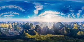 97桂林山水_景区高空