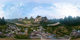 阳朔漓江九友画山_全景