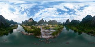 遇龙河水厄底码头_全景