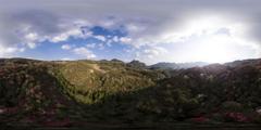 218毕节市百里杜鹃景区_画眉岒空中全景