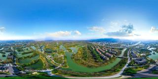 西溪公园_西溪湿地航拍图1