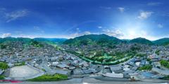 209铜仁市万山区朱砂古镇景区_西江千户苗寨鸟瞰