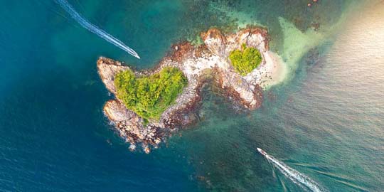 灵山宝塔陵园全景作品